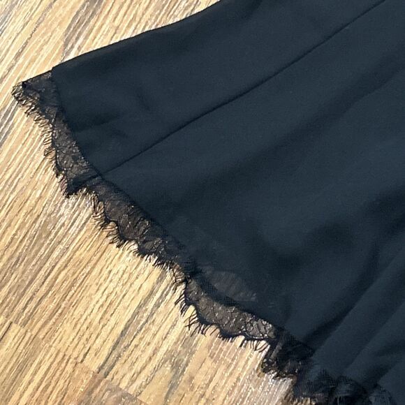 Dress the Population Corey Womens Small Chiffon Fit & Flare Cocktail Black - Picture 10 of 13